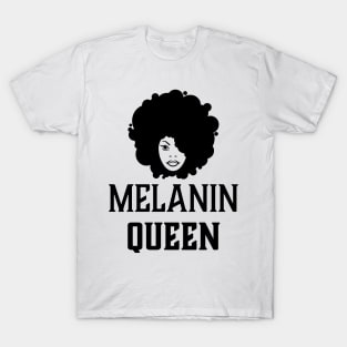 Melanin Queen, Black Girl Magic, Black Woman T-Shirt